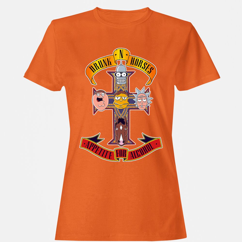 Women's T-Shirt - SHV1YSTU - Orange - 11