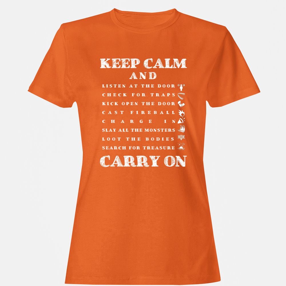 Women's T-Shirt - ZK1RTQLH - Orange - 11