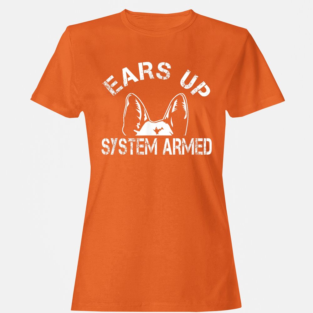 Women's T-Shirt - QJ4HUABL - Orange - 11