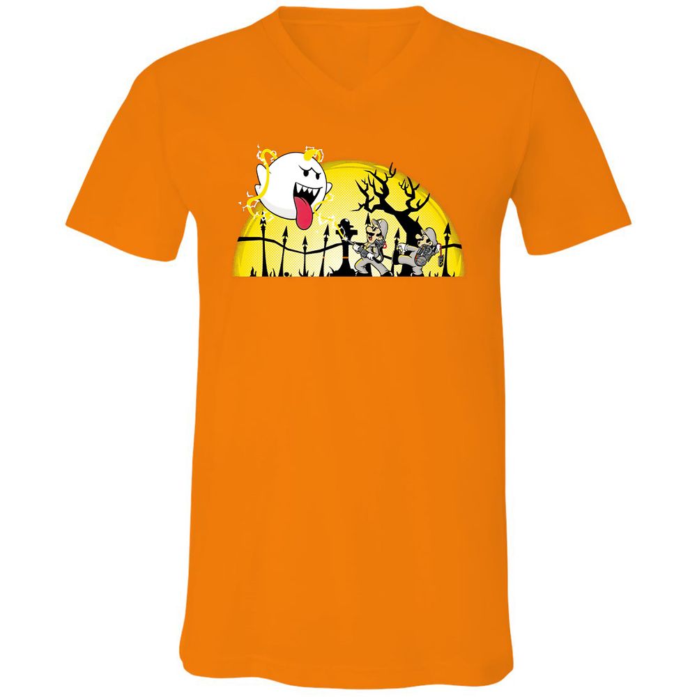 Unisex V-Neck T-Shirt - PZ18CRCZ - Orange - 11