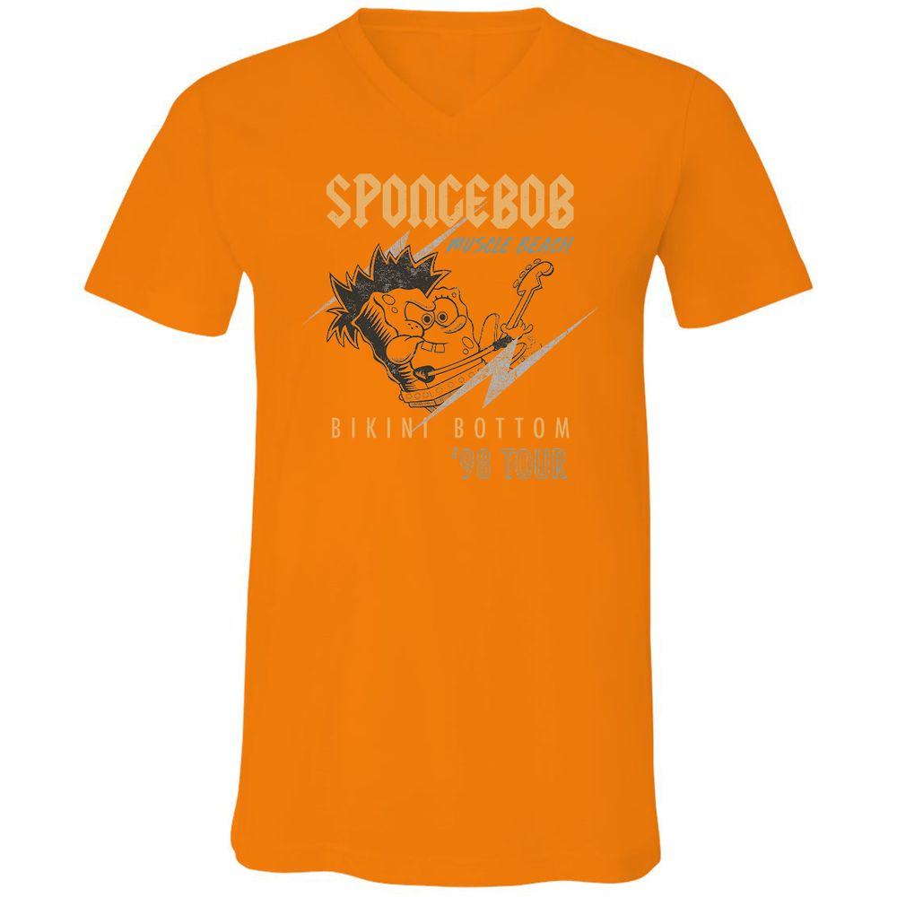 Unisex V-Neck T-Shirt - GYZG71T2 - Orange - 11