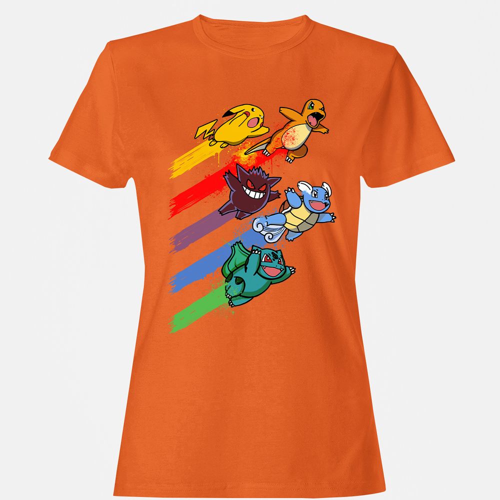 Women's T-Shirt - 3U4B4Q68 - Orange - 11