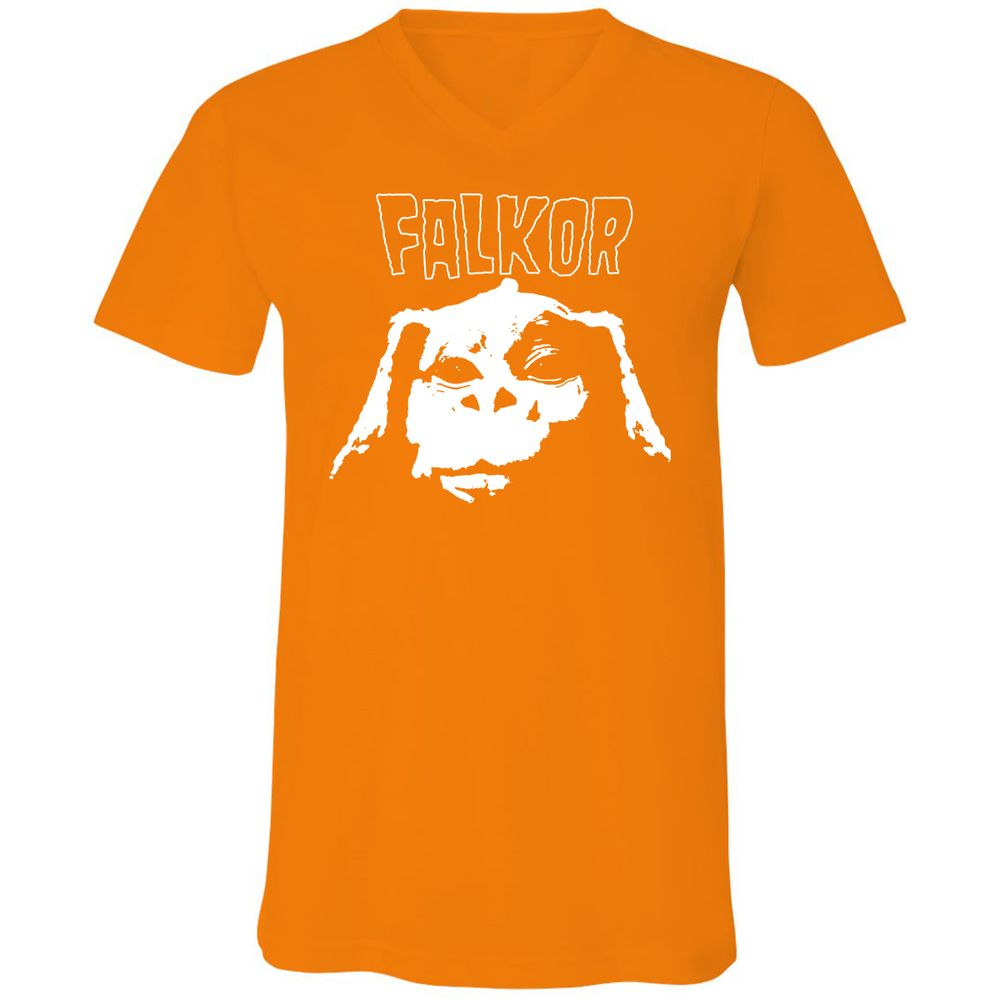 Unisex V-Neck T-Shirt - K616N8QG - Orange - 11
