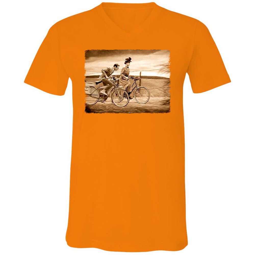 Unisex V-Neck T-Shirt - CMG53KM6 - Orange - 11