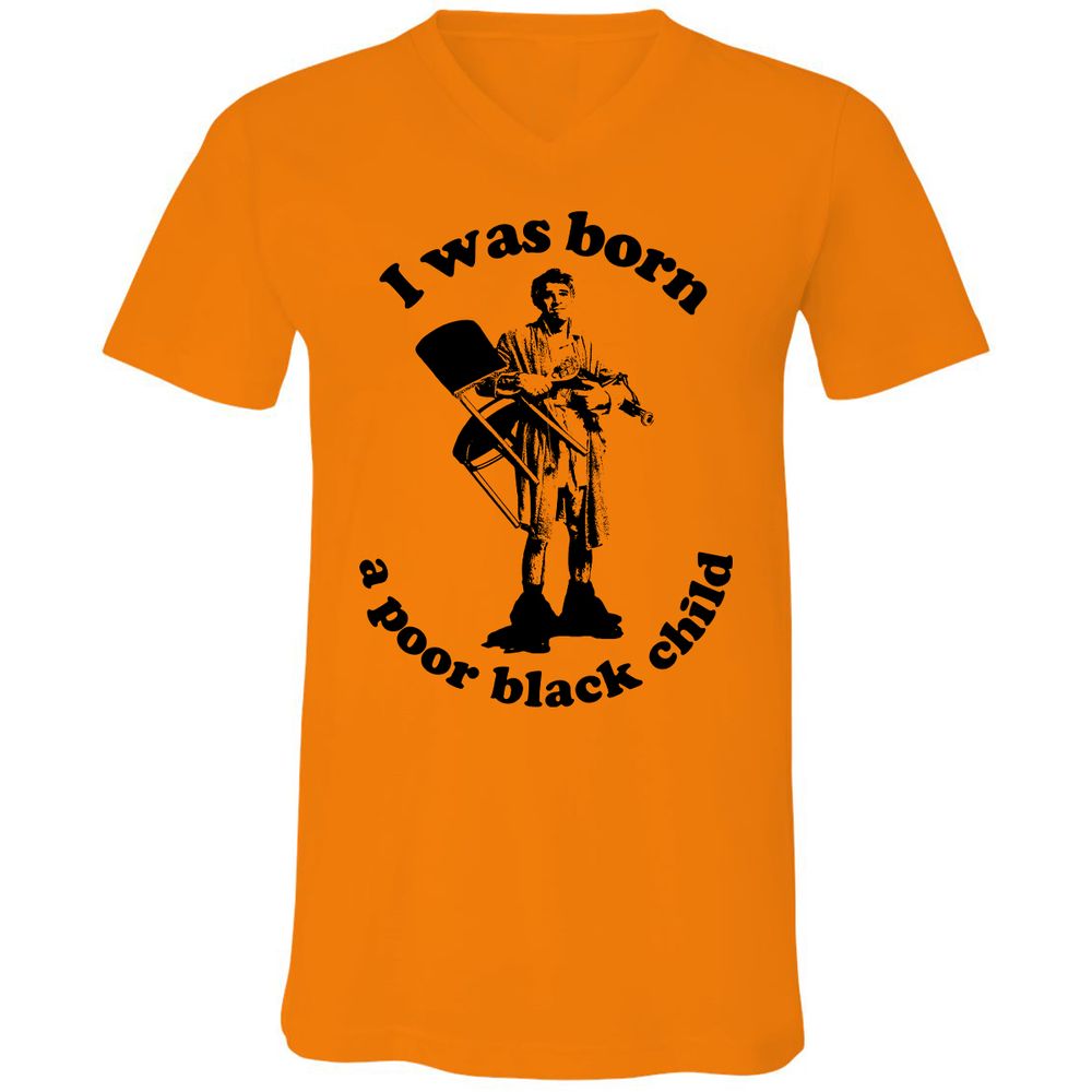 Unisex V-Neck T-Shirt - 2PWJ2PJM - Orange - 11