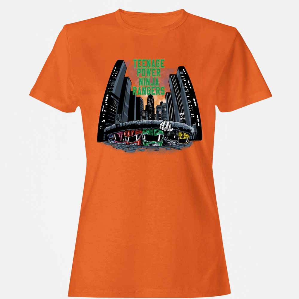 Women's T-Shirt - 3YFZJAGQ - Orange - 11