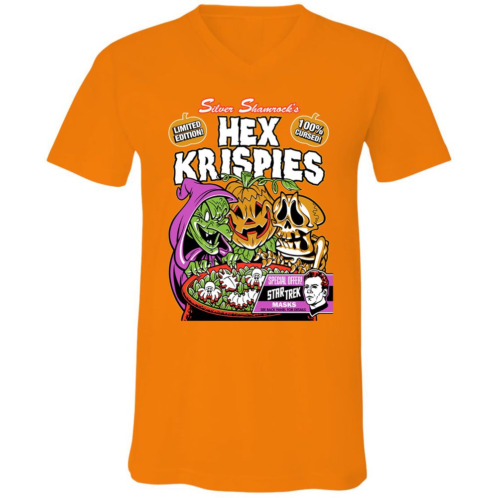 Unisex V-Neck T-Shirt - CM7A53MR - Orange - 11