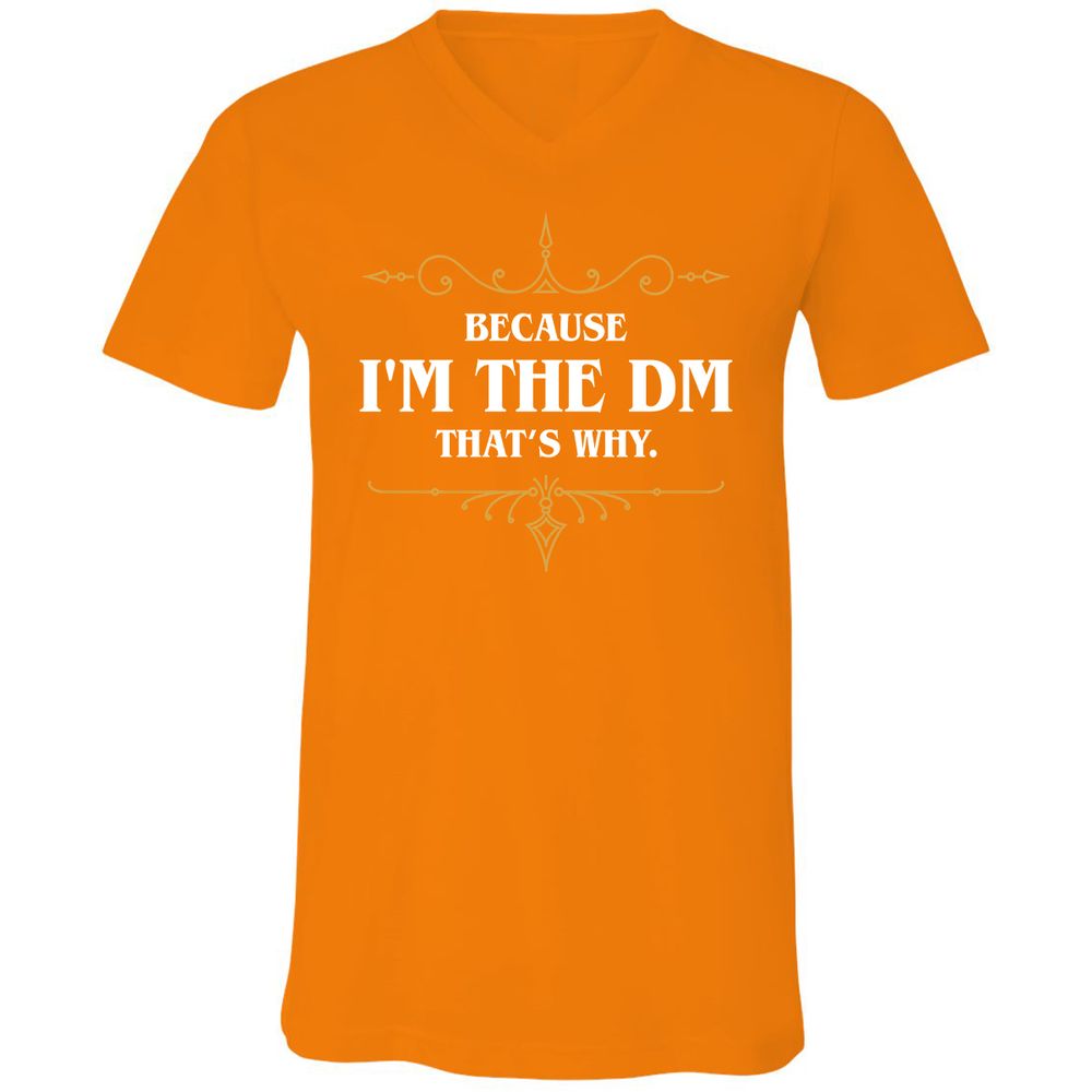 Unisex V-Neck T-Shirt - YGK62R1Y - Orange - 11