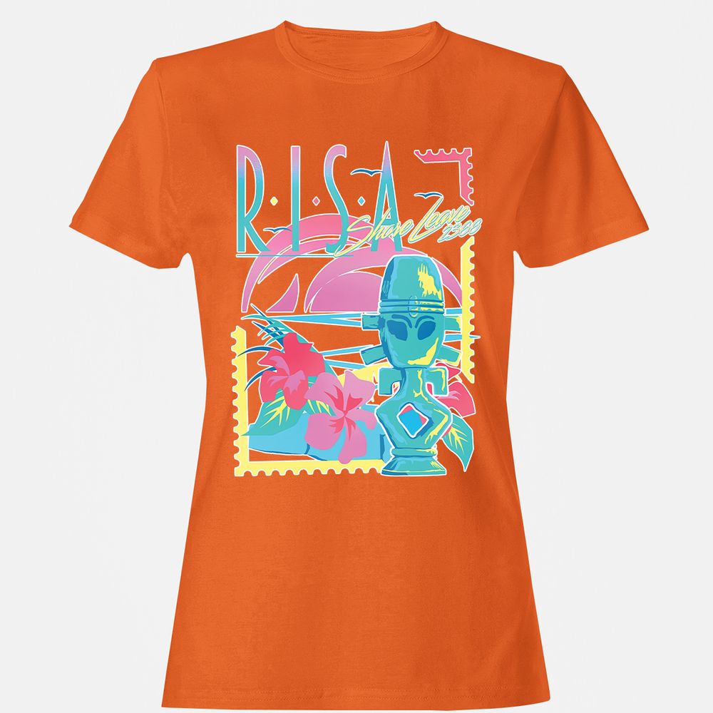 Women's T-Shirt - CN67JHNC - Orange - 11