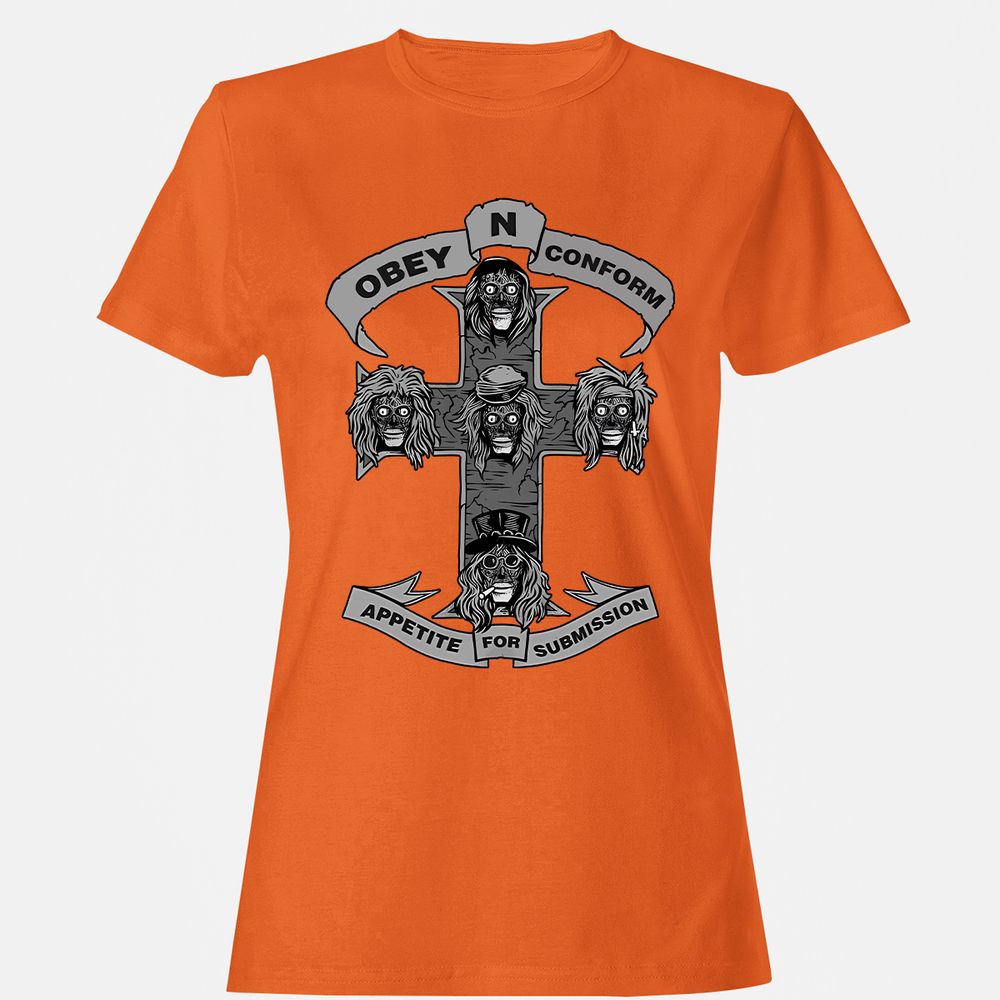 Women's T-Shirt - V1JKA5VG - Orange - 11