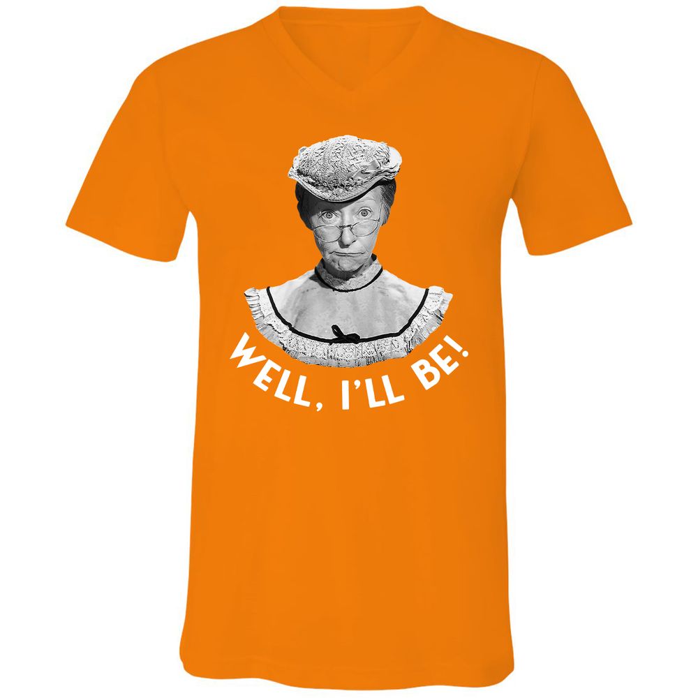 Unisex V-Neck T-Shirt - KS76C2NG - Orange - 11