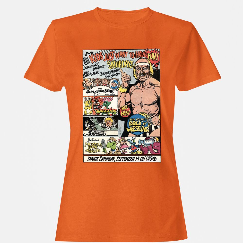 Women's T-Shirt - 5G16QMHQ - Orange - 11