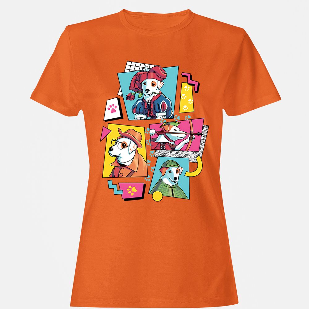 Women's T-Shirt - 9YUSUTKM - Orange - 11