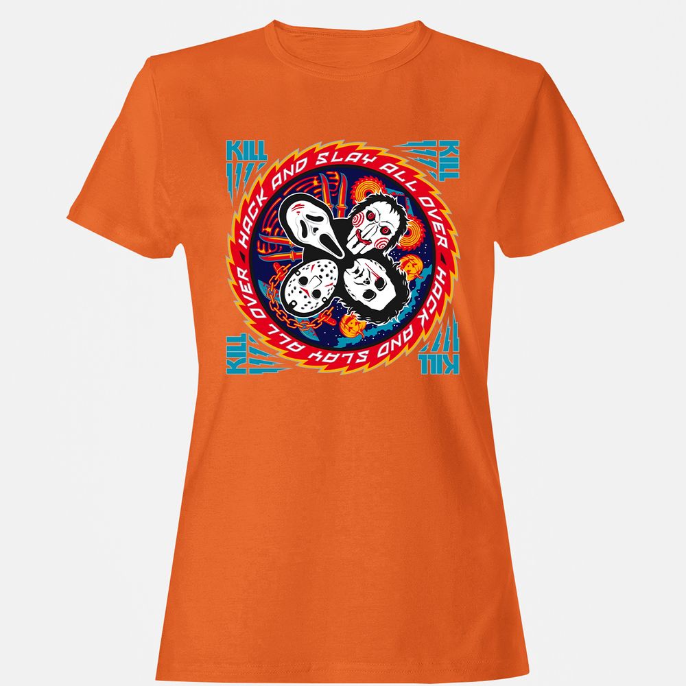 Women's T-Shirt - U7S9GNS3 - Orange - 11