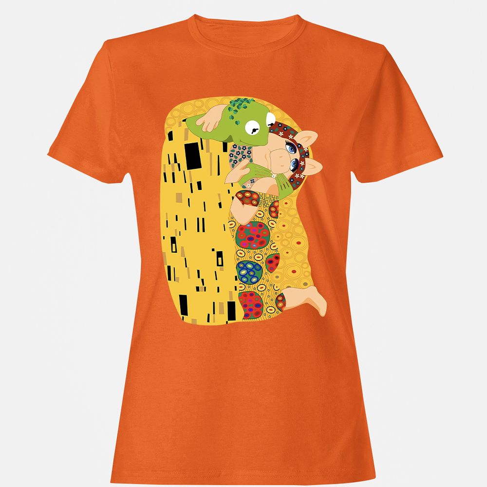 Women's T-Shirt - H7SUKVDN - Orange - 11