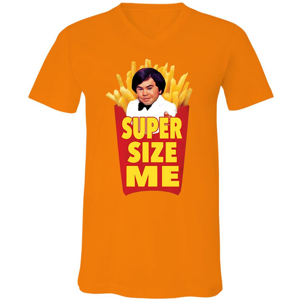 Unisex V-Neck T-Shirt - GB1YZVCN - Orange - 11