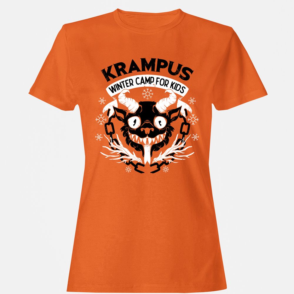 Women's T-Shirt - 4GC61Y8Q - Orange - 11
