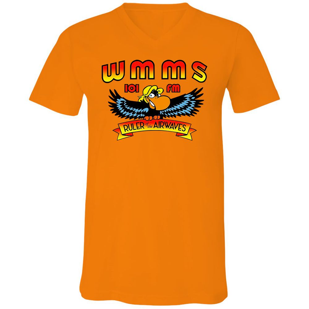 Unisex V-Neck T-Shirt - 8TV2HX64 - Orange - 11
