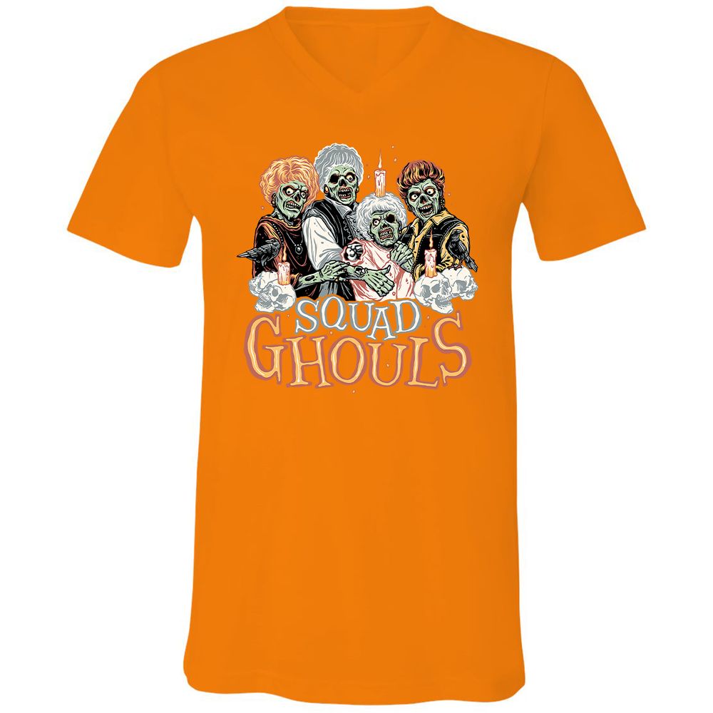 Unisex V-Neck T-Shirt - FKBBN9M1 - Orange - 11