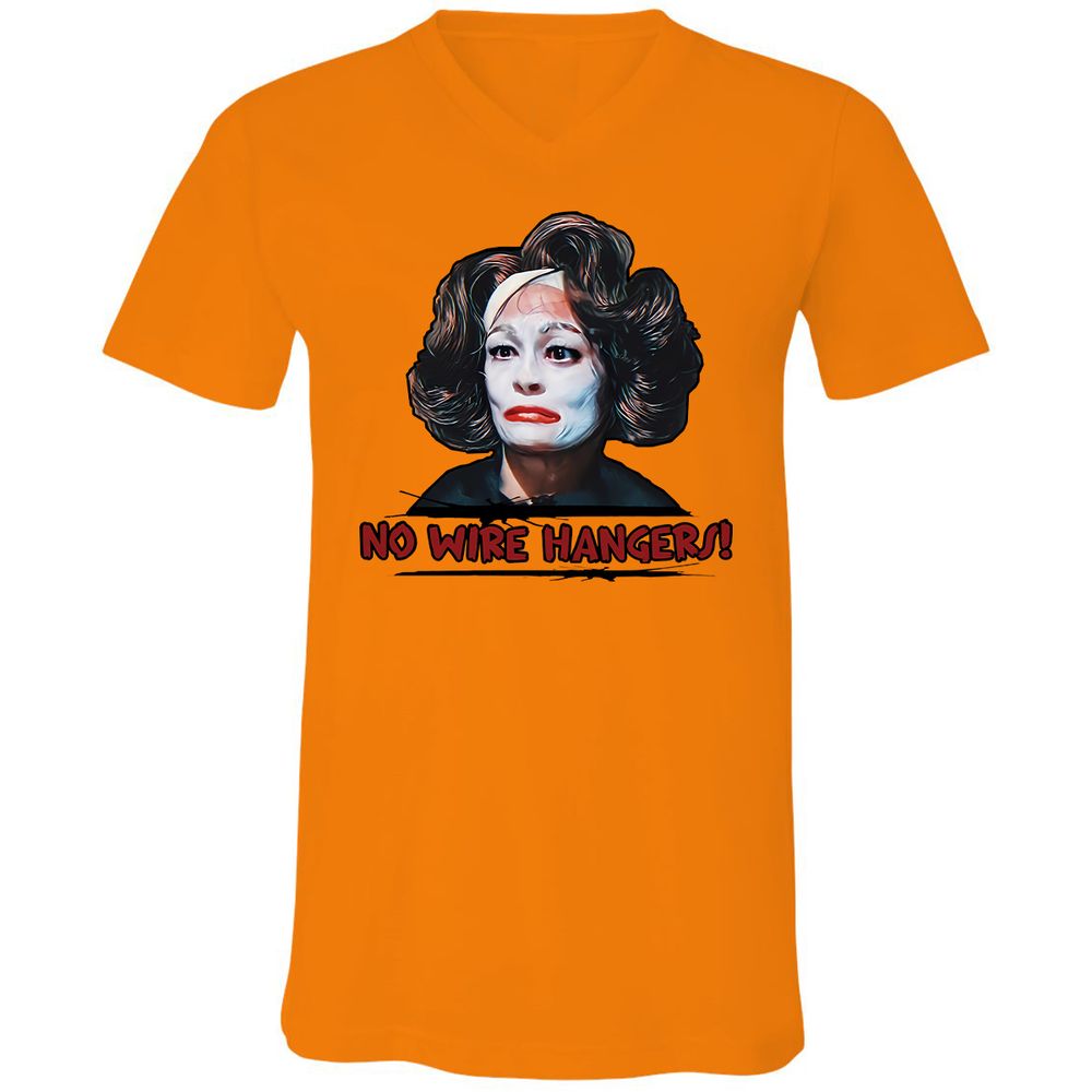 Unisex V-Neck T-Shirt - 6H4ES4WA - Orange - 11