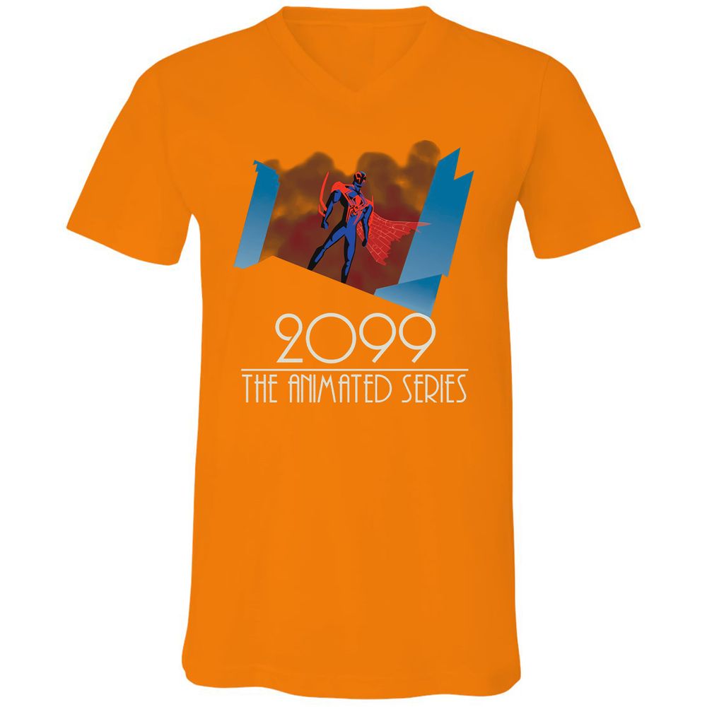 Unisex V-Neck T-Shirt - 3GB3EGX8 - Orange - 11