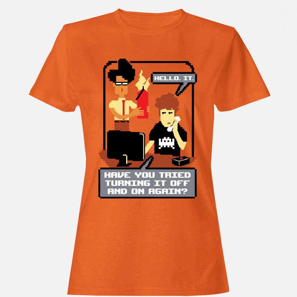 Women's T-Shirt - H9ZNEF2Z - Orange - 11
