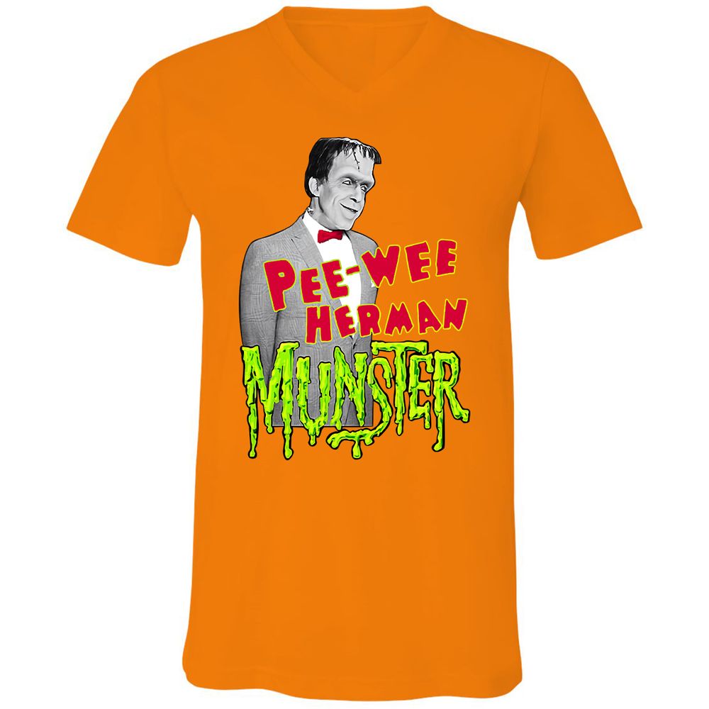 Unisex V-Neck T-Shirt - WEEKLD2D - Orange - 11