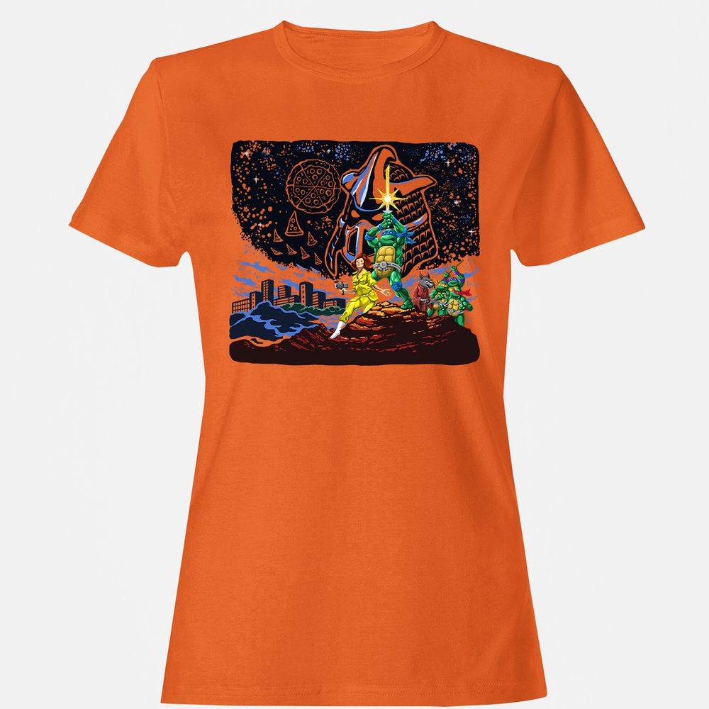 Women's T-Shirt - 4ZWF789H - Orange - 11