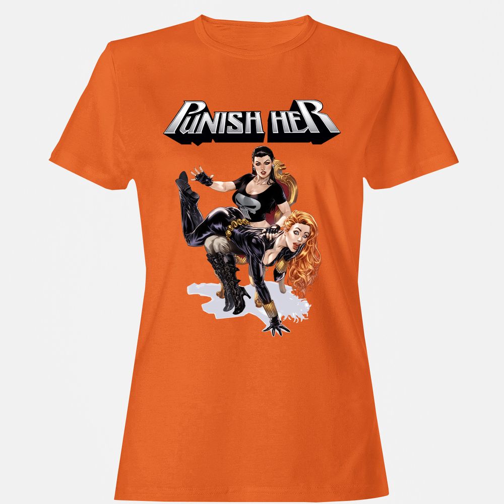 Women's T-Shirt - 7N5D7GK9 - Orange - 11
