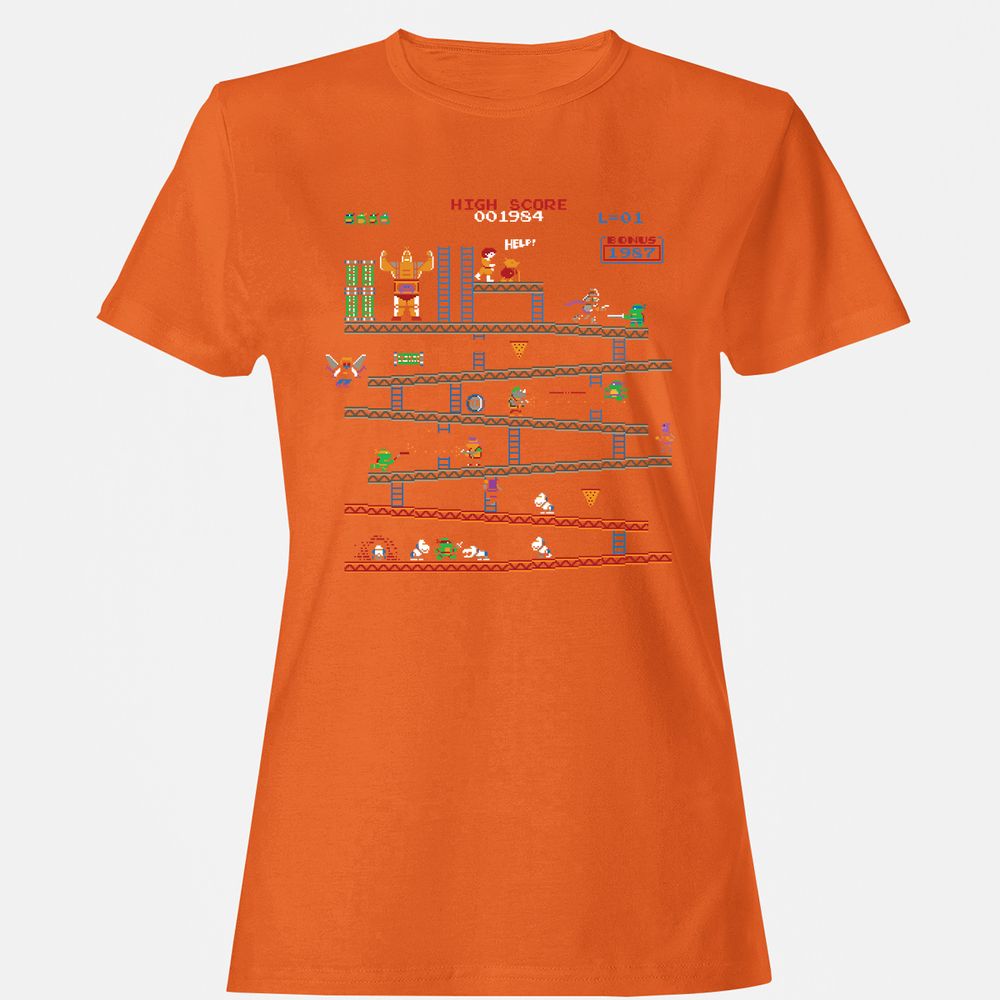 Women's T-Shirt - T6WDX61D - Orange - 11