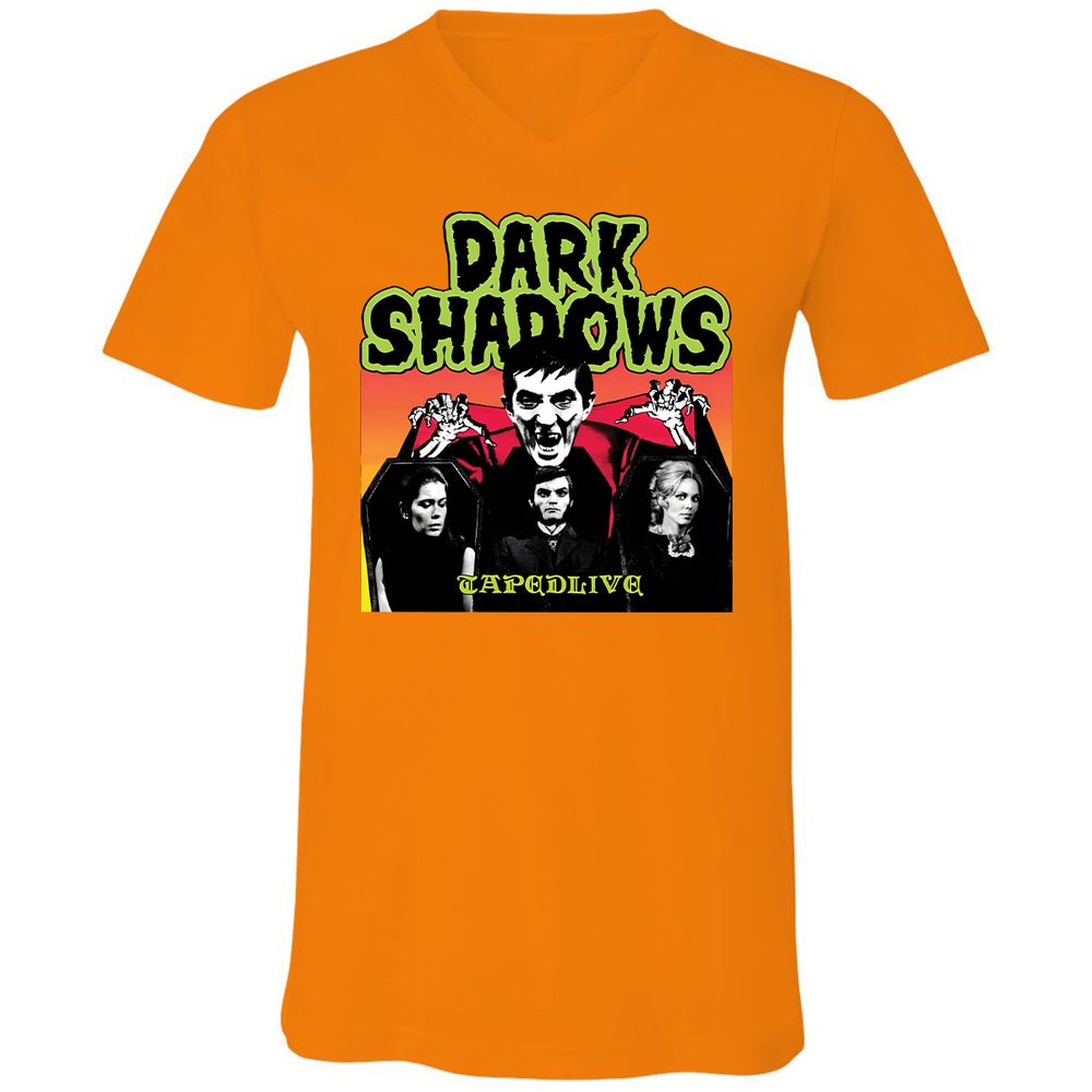 Unisex V-Neck T-Shirt - FFMGYTK7 - Orange - 11