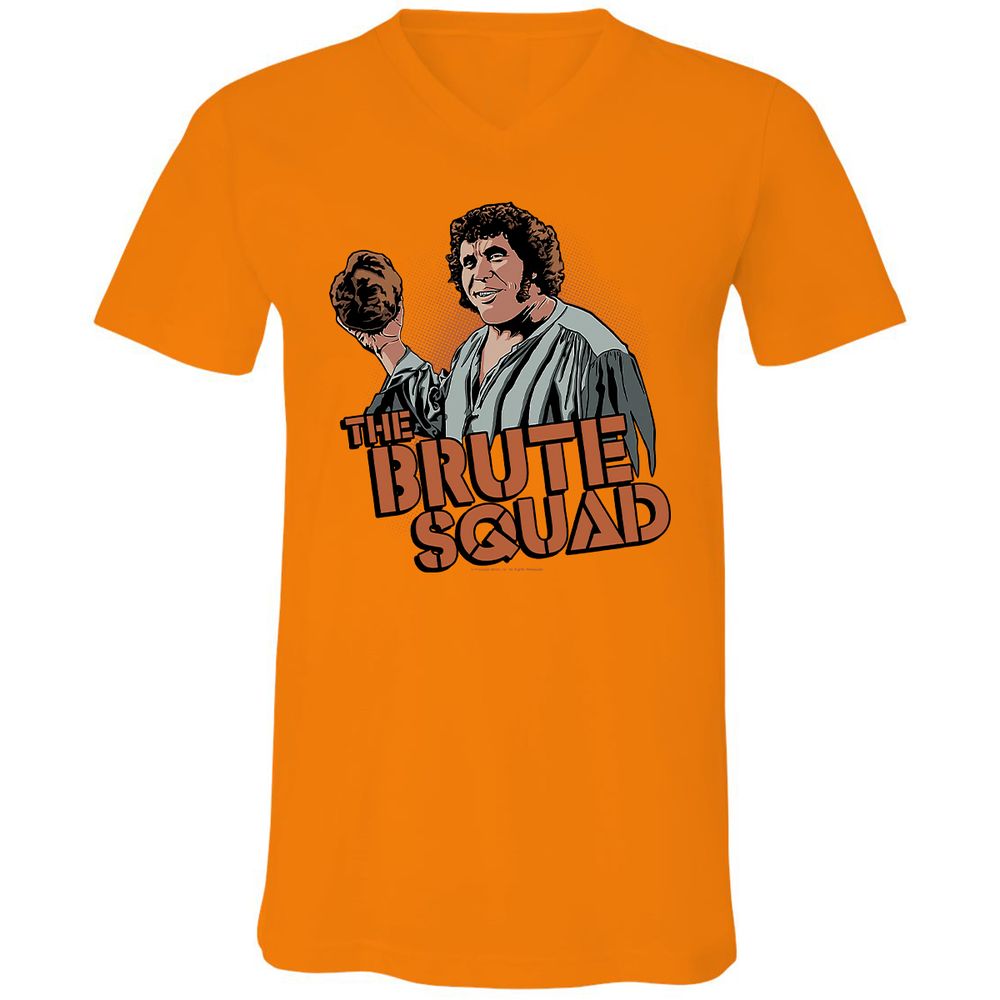 Unisex V-Neck T-Shirt - FZWAHGGE - Orange - 11