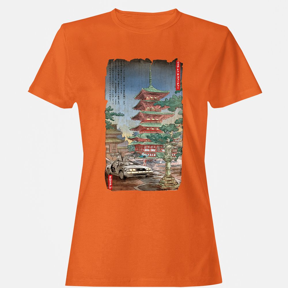 Women's T-Shirt - 4QBXT8YS - Orange - 11