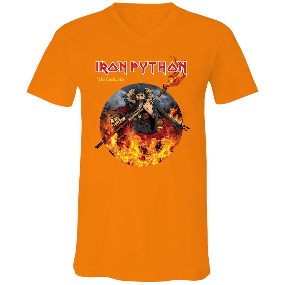 Unisex V-Neck T-Shirt - 2J3RTF5V - Orange - 11