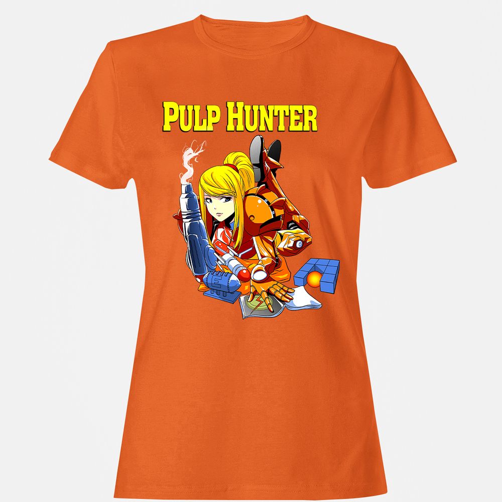 Women's T-Shirt - Q4HU9R7D - Orange - 11