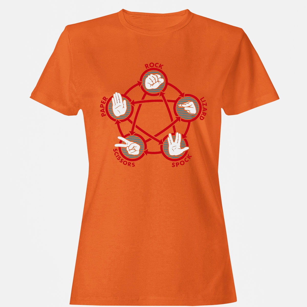 Women's T-Shirt - 62YE1NZ6 - Orange - 11