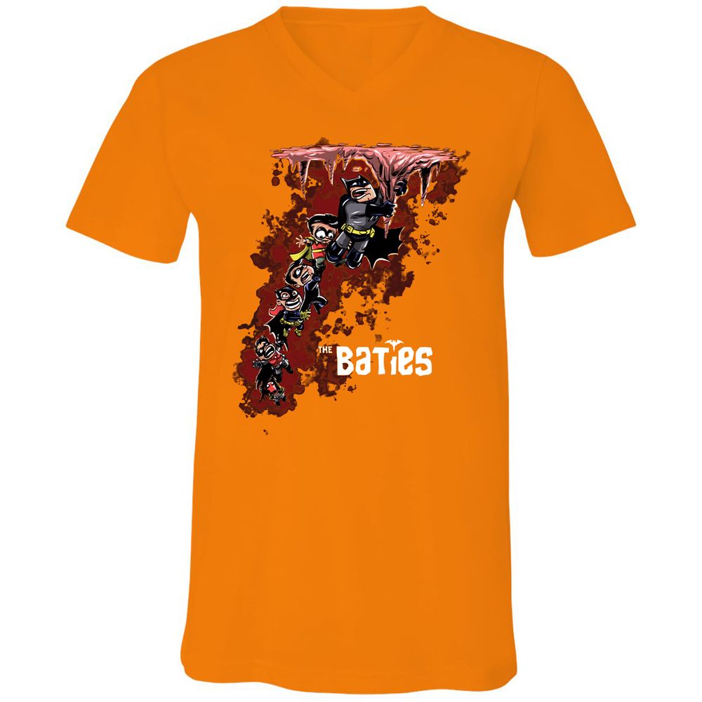 Unisex V-Neck T-Shirt - CW8472KG - Orange - 11