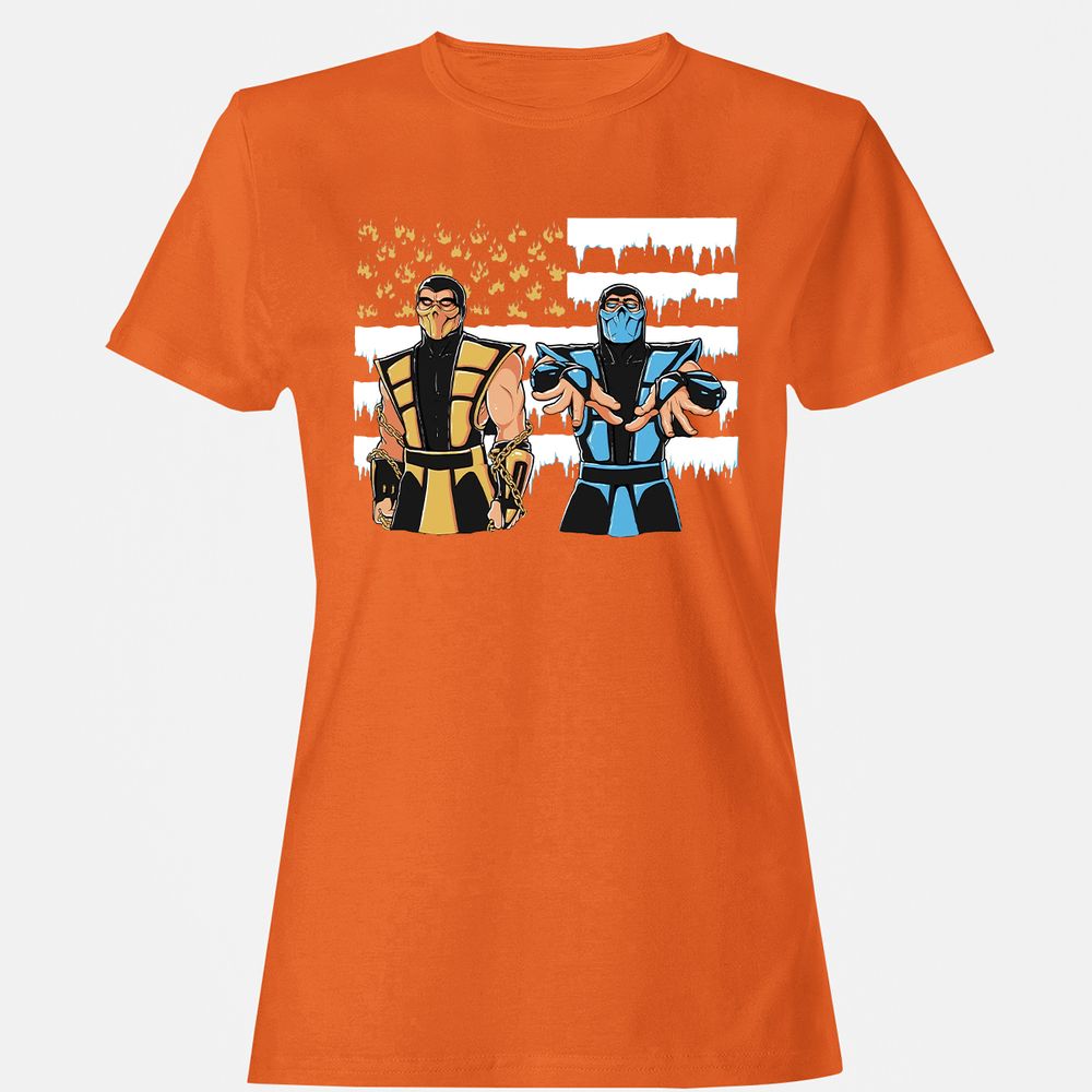 Women's T-Shirt - N4VBYQLL - Orange - 11