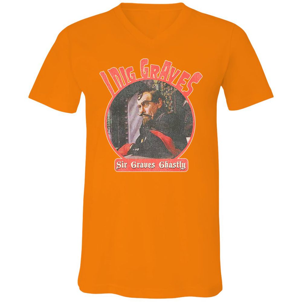 Unisex V-Neck T-Shirt - EBP7BS3U - Orange - 11