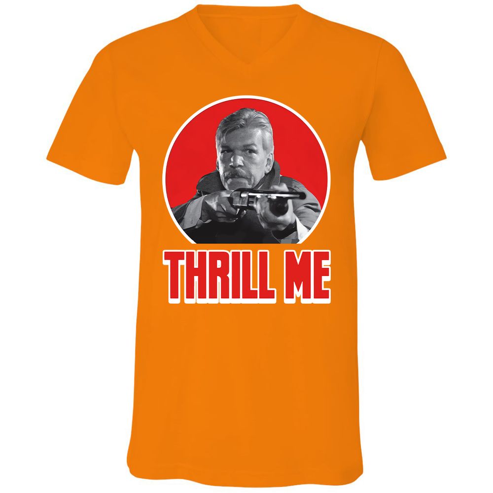 Unisex V-Neck T-Shirt - XF8V3MD1 - Orange - 11