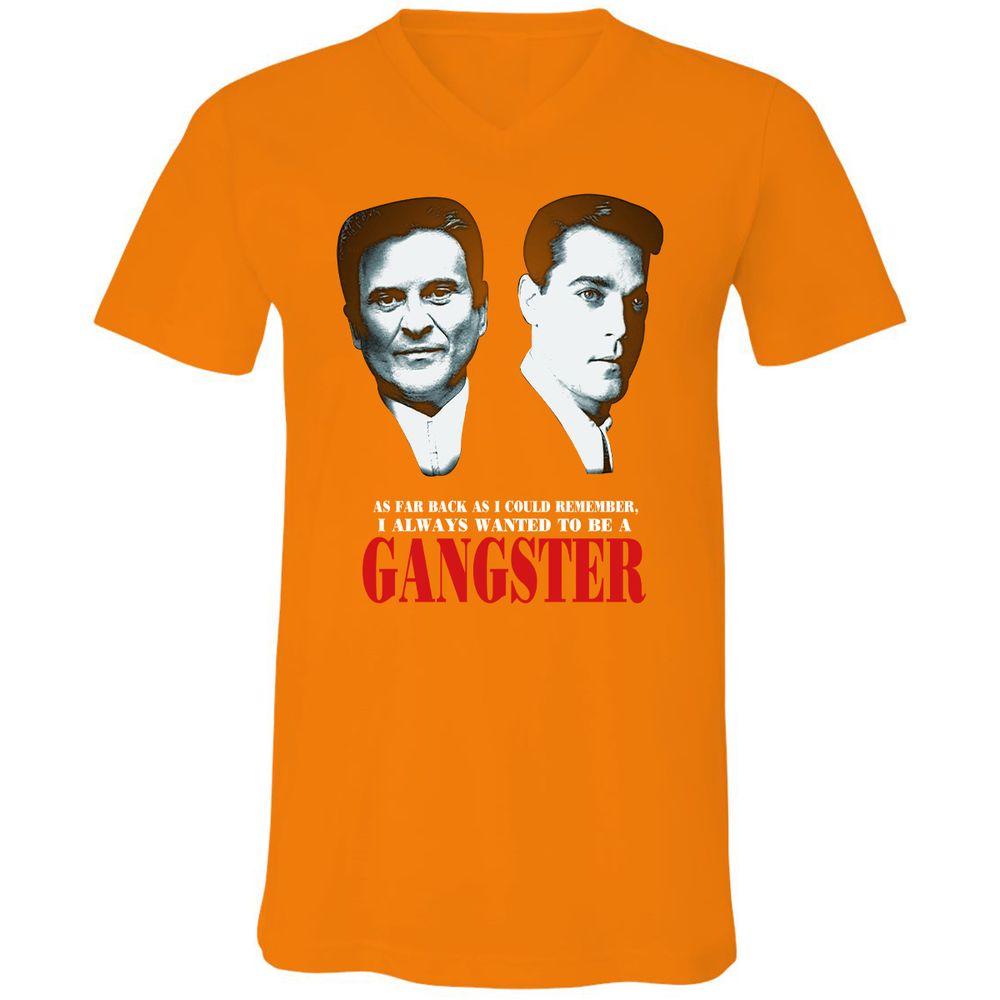Unisex V-Neck T-Shirt - NXAVA7EM - Orange - 11
