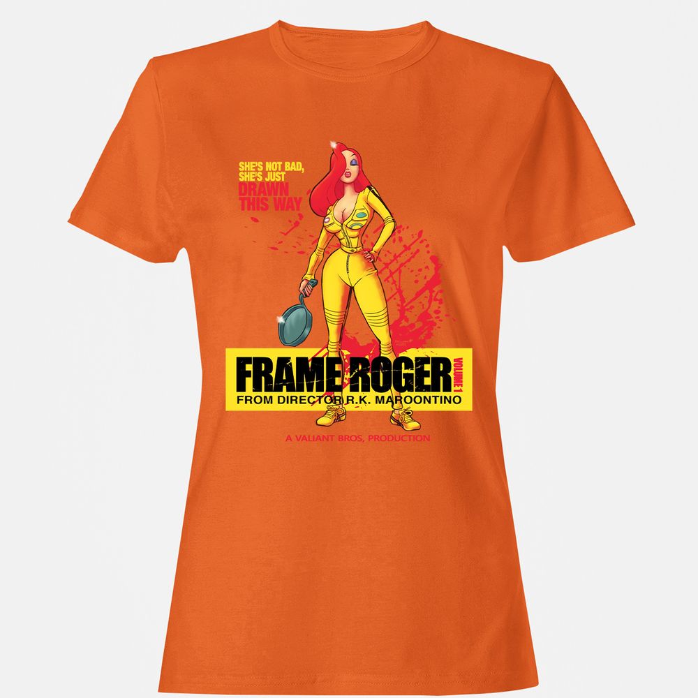 Women's T-Shirt - VLL99KNG - Orange - 11