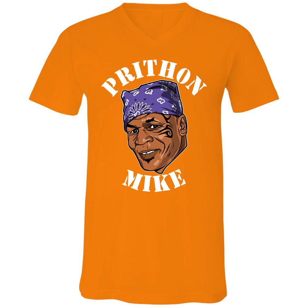 Unisex V-Neck T-Shirt - 8UF29GBM - Orange - 11