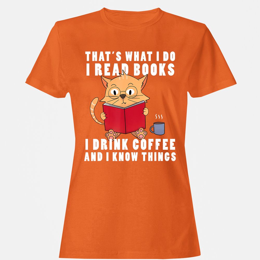 Women's T-Shirt - HVMKN7KR - Orange - 11