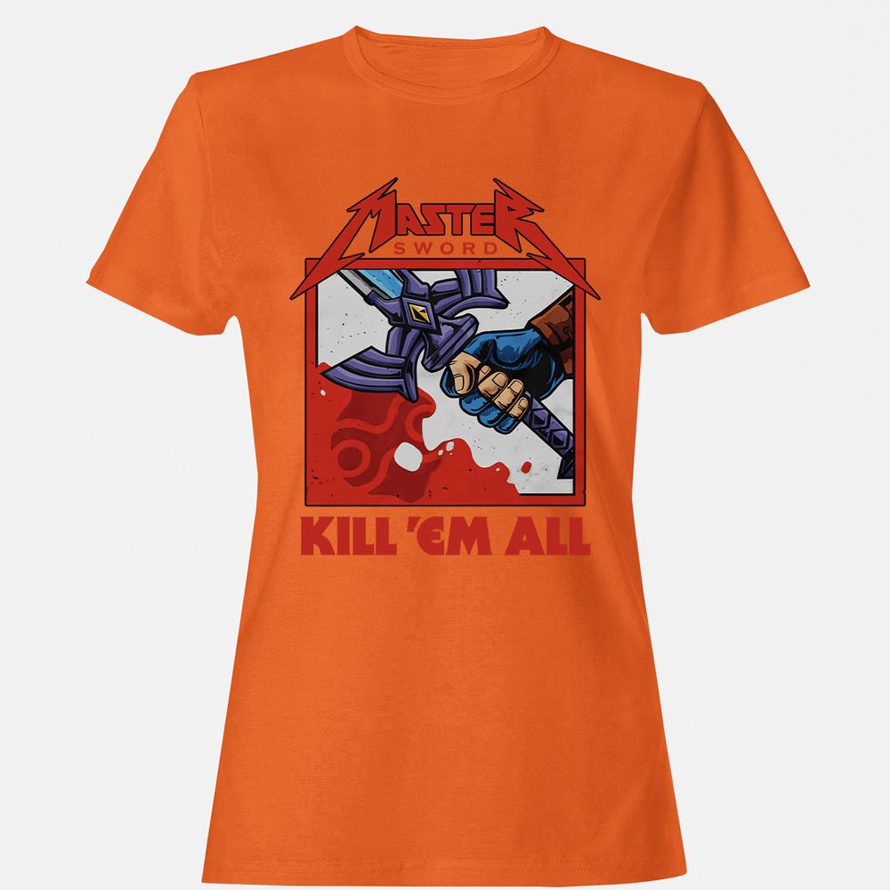 Women's T-Shirt - X6ZE8FKG - Orange - 11