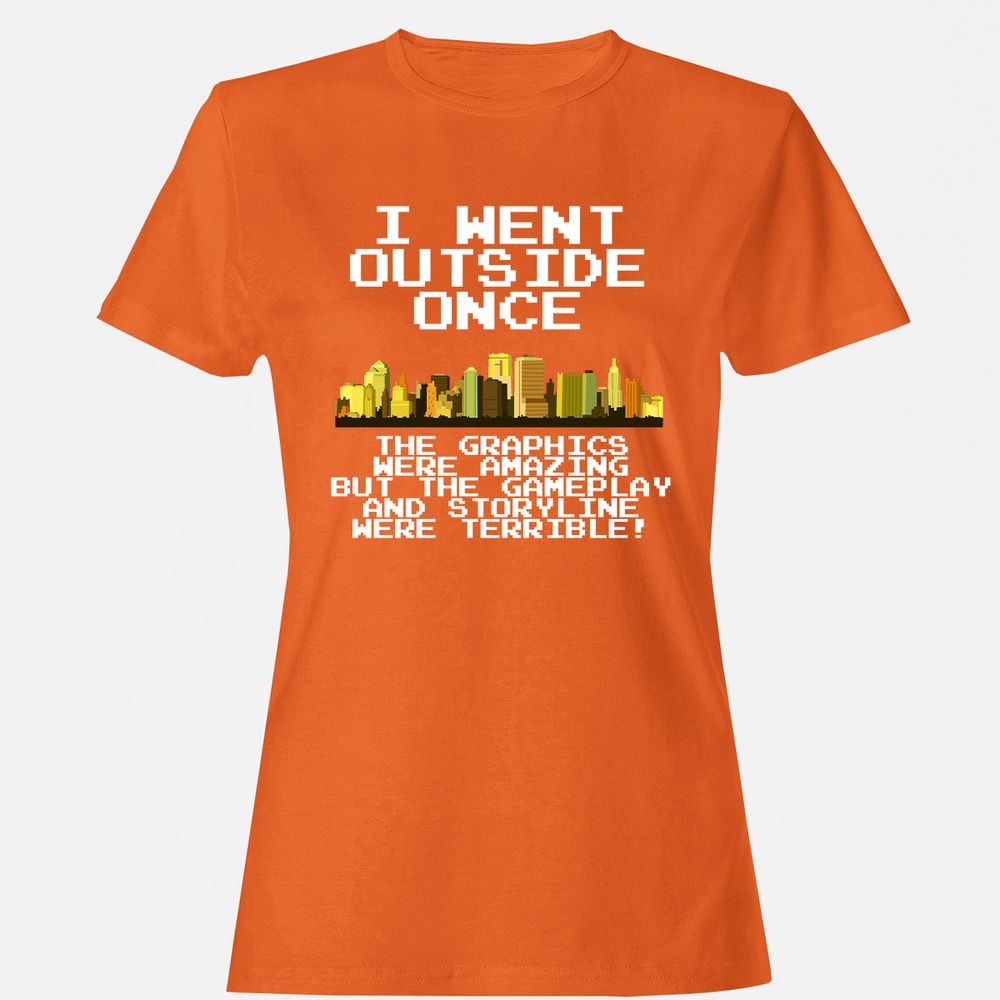 Women's T-Shirt - N497WA4U - Orange - 11