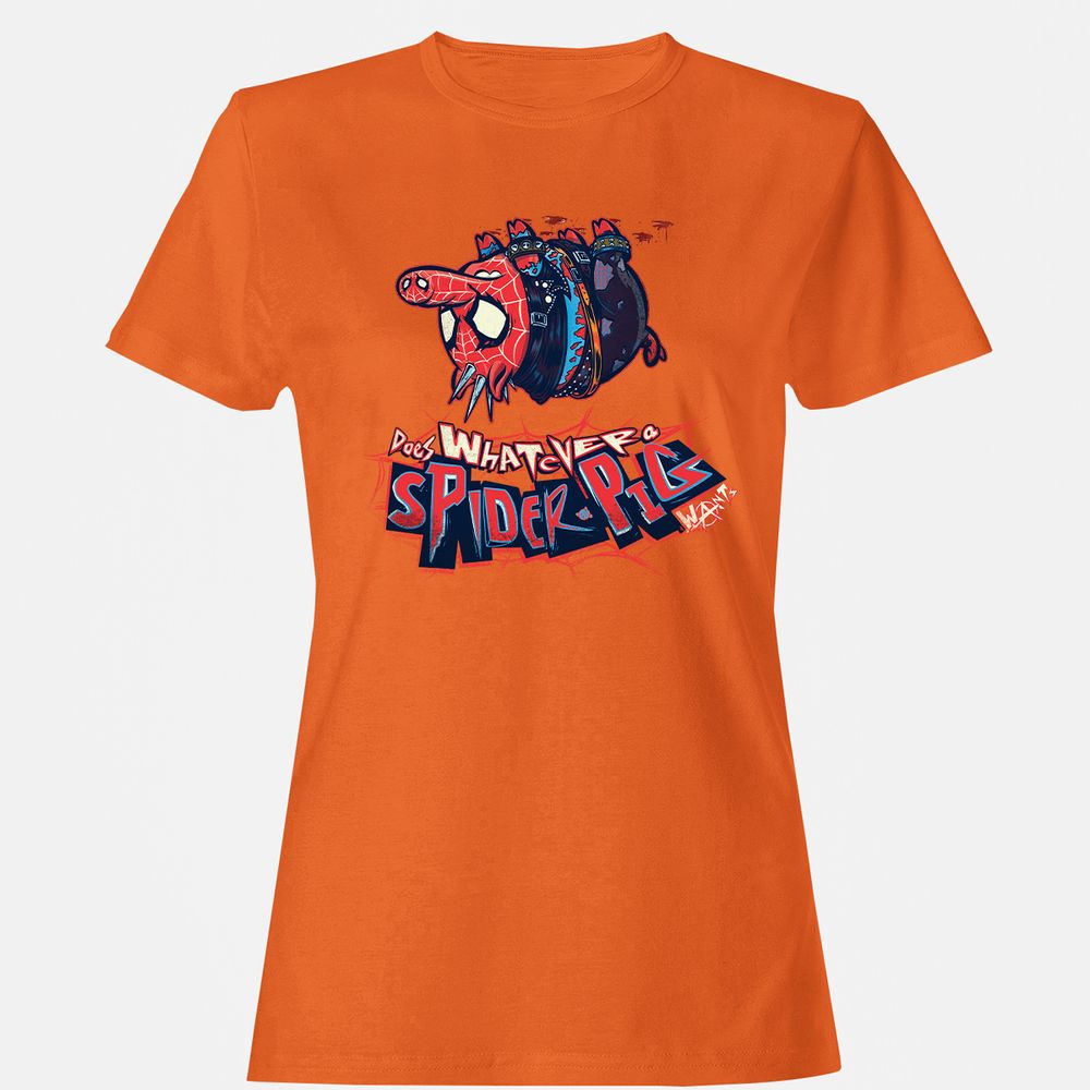 Women's T-Shirt - 66QBTLEE - Orange - 11
