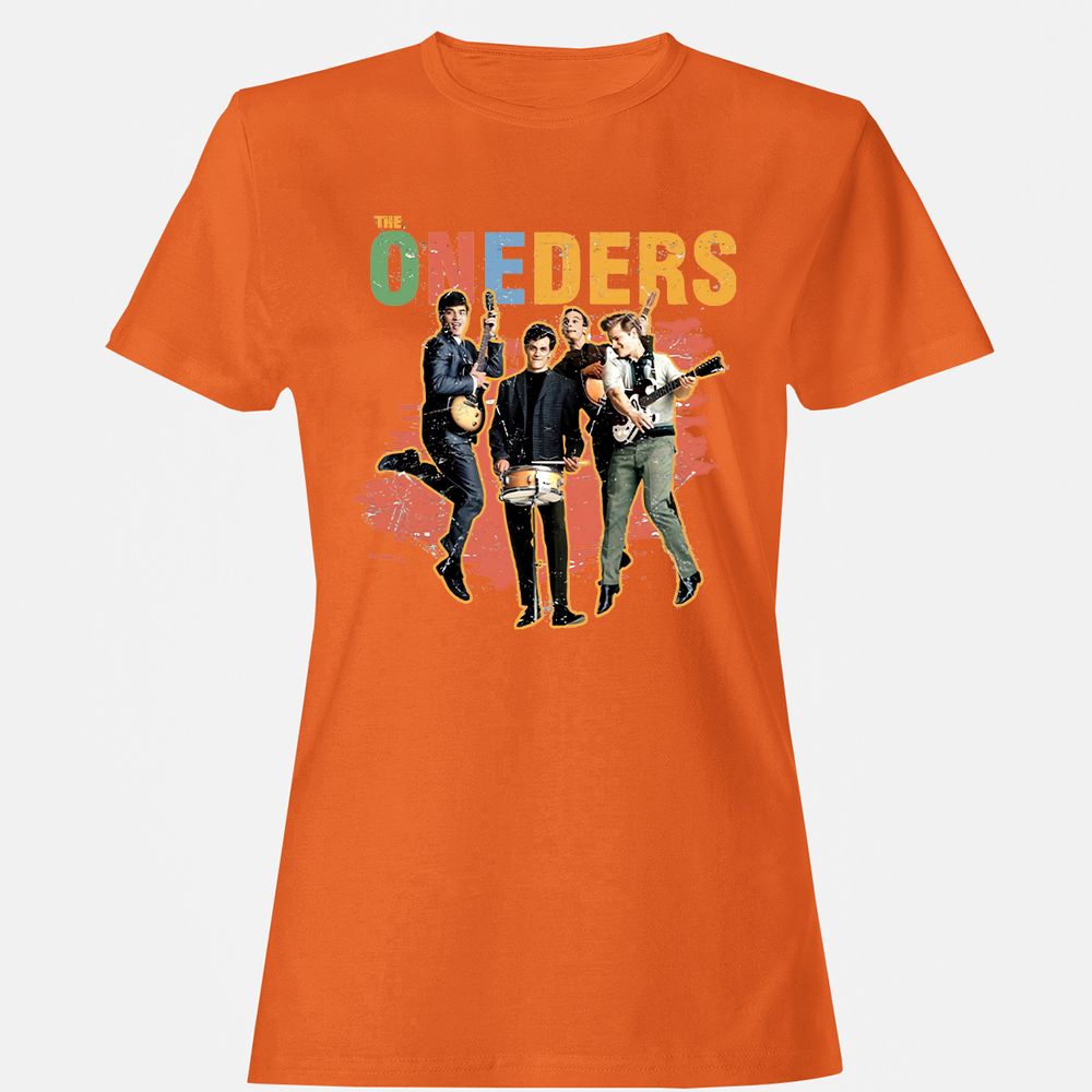 Women's T-Shirt - 3T8DFPL2 - Orange - 11