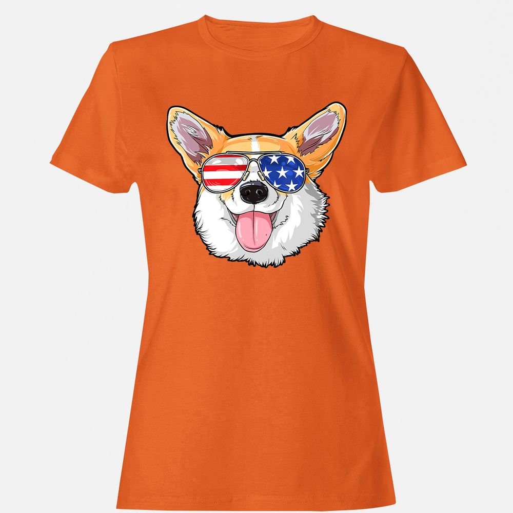 Women's T-Shirt - V8QJBY3S - Orange - 11