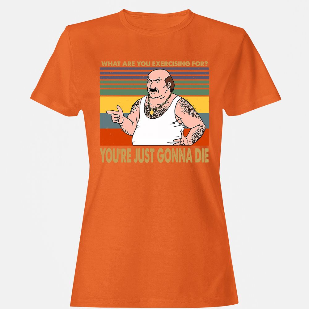 Women's T-Shirt - 2ZE3B875 - Orange - 11